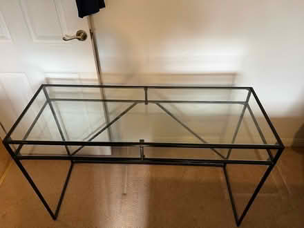 Photo of free Rectangular glass console table (Croydon) #1