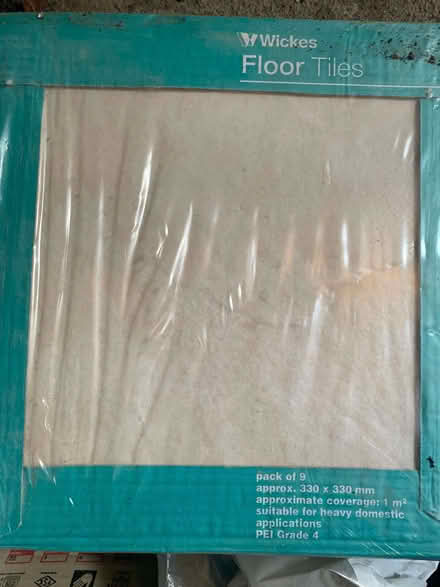 Photo of free 11 x cream floor tiles (Westgate LA3) #1