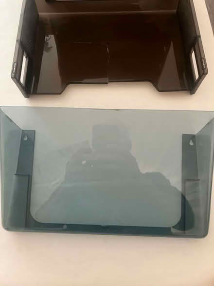 Photo of free stackable plastic desktop in-box’s (Glendora) #4