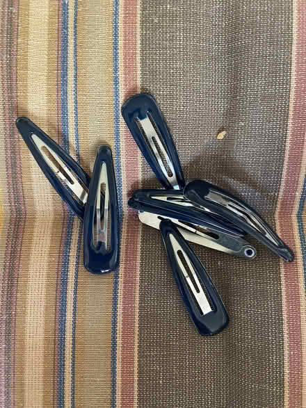 Photo of free Navy hair clips x8 (South Kensington W8) #1