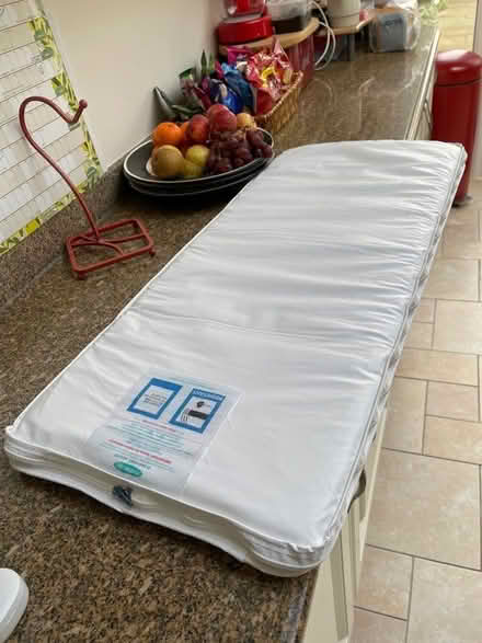 Photo of free Crib Mattress 38cm x 89cm (used) (Sanderstead CR2) #2