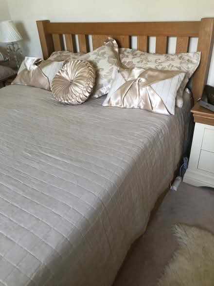 Photo of free KingSize bedspread with various cushions (New Shildon DL4) #4