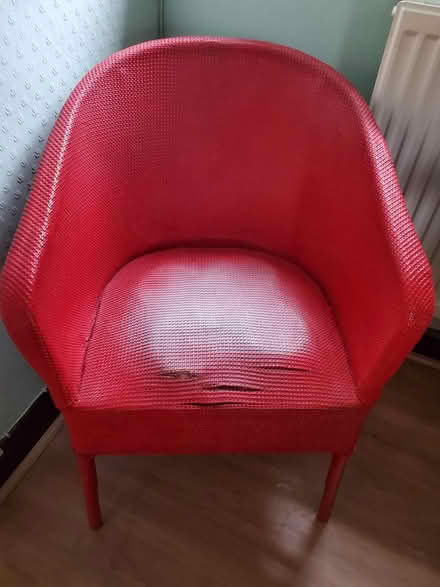 Photo of free Old wicker chair. Needs repairing (Clayton Bridge M40) #1