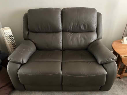 Photo of free Brown Sofa and Chair (Desford LE9) #1