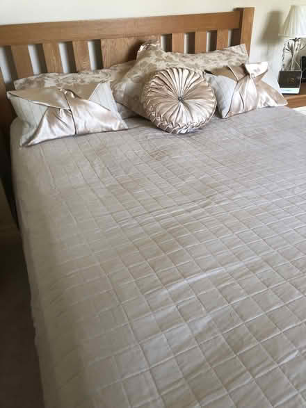 Photo of free KingSize bedspread with various cushions (New Shildon DL4) #2