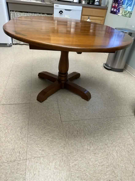 Photo of free Wooden dining table (Route 146 Clifton Park) #2