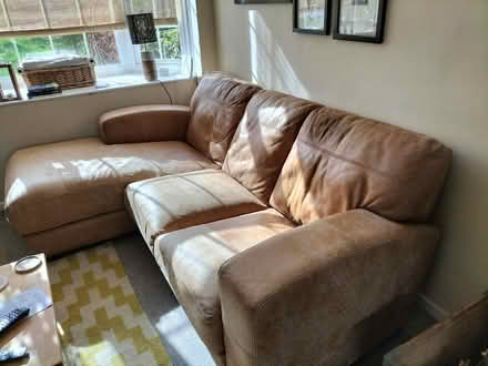 Photo of free Leather sofa (Newick BN8) #2