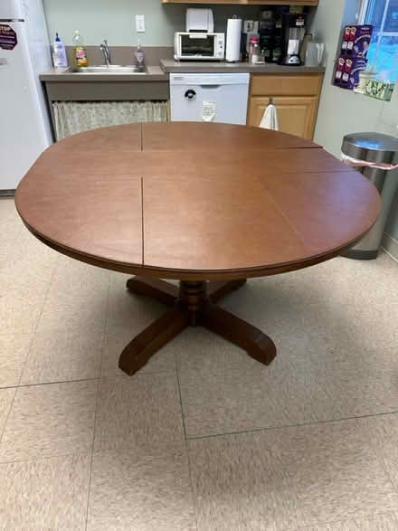 Photo of free Wooden dining table (Route 146 Clifton Park) #3