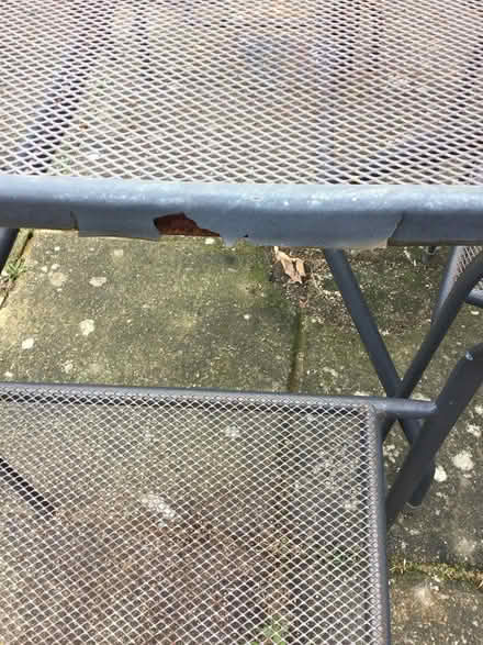 Photo of free Outside table and 4 chairs (Wickford, Essex SS11) #3