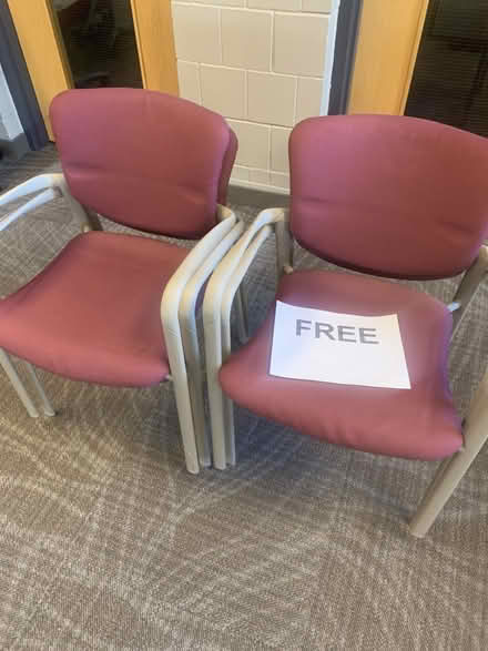 Photo of free PENDING*Red Chairs (Brooklyn Park, MN) #2