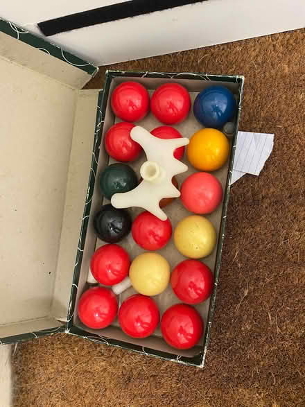 Photo of free Snooker balls? (Cheltenham GL52) #1