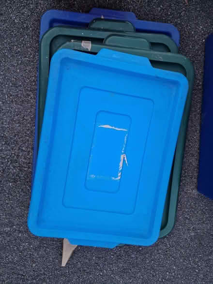 Photo of free Plastic storage boxes with lids (Enborne Row RG14) #2