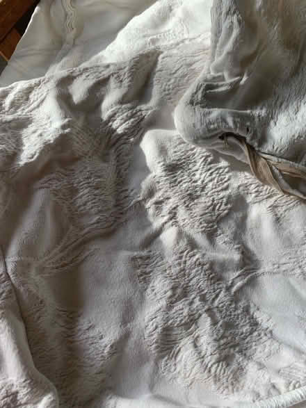 Photo of free Heavy cream cotton damask fabric (Morningside/Comiston EH10) #1