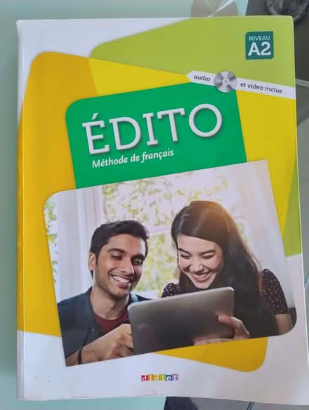 Photo of free Édito French learning book with DVD, A2 level (Stopsley LU2) #1