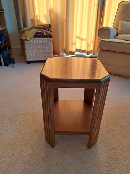 Photo of free Mahogany side tables 390mm square (West Oxfordshire OX28) #1