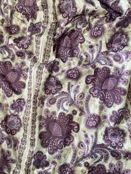Photo of free Thick silk curtains (need to be re-lined) (Hove Green BN3) #1