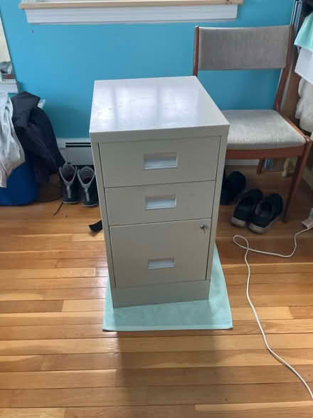 Photo of free 3 drawer file cabinet (Andover) #1