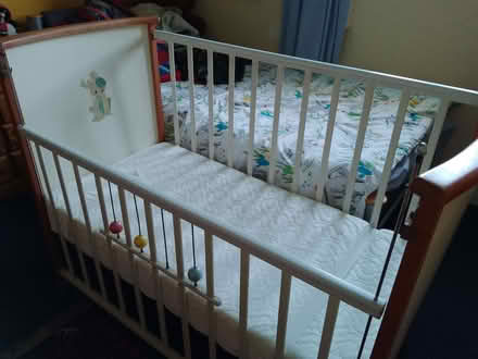 Photo of free child dropsided cot (Silsoe MK45) #1