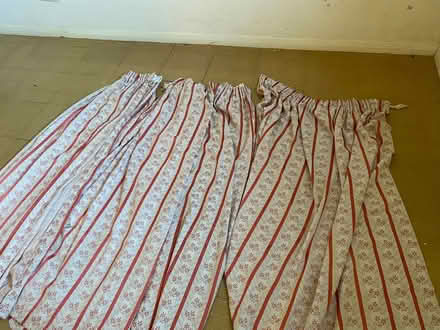 Photo of free 2 x pairs of mid century curtains (Bernards Heath AL1) #1