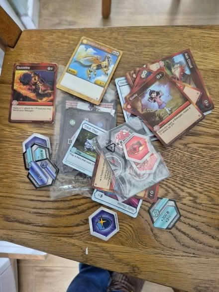 Photo of free Bakugan cards and hexagonal bits (ME15 Westmorland Road) #1