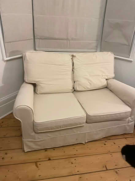 Photo of free Cream two seater sofa (Hackney E9) #2