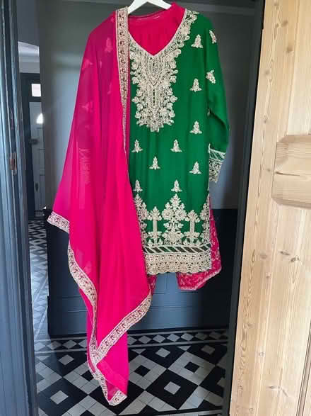 Photo of free 3 piece Asian mendhi suit outfit (Acton W5) #1