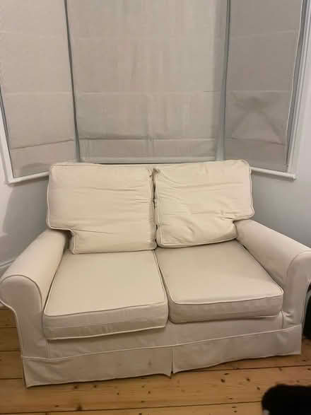 Photo of free Cream two seater sofa (Hackney E9) #1