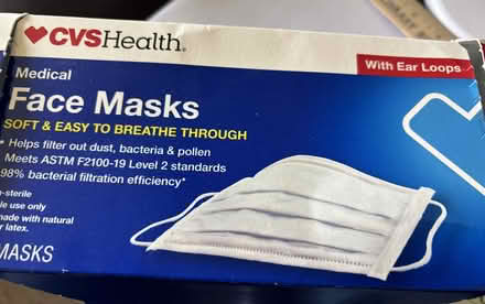 Photo of free CVS Medical Face Masks open box (Sunnyvale near Fremont H.S.) #1