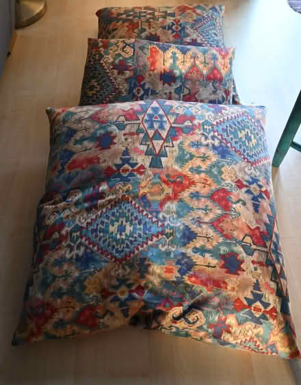 Photo of free Set of three cushions, removable covers suitable to recover (Willingham CB24) #1