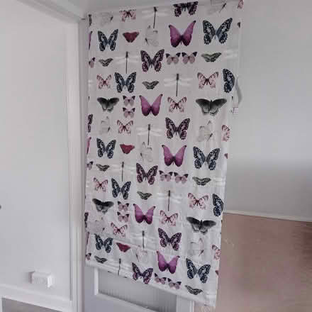 Photo of free Roman blind , butterfly pattern (CF83 1BR- Caerphilly) #1