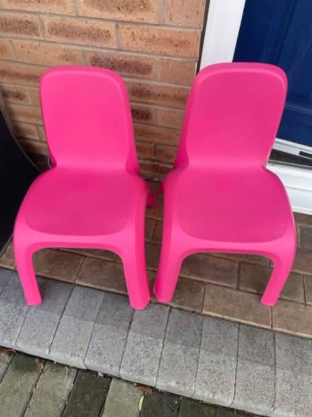 Photo of free 2 children’s chairs (CW2 6) #1