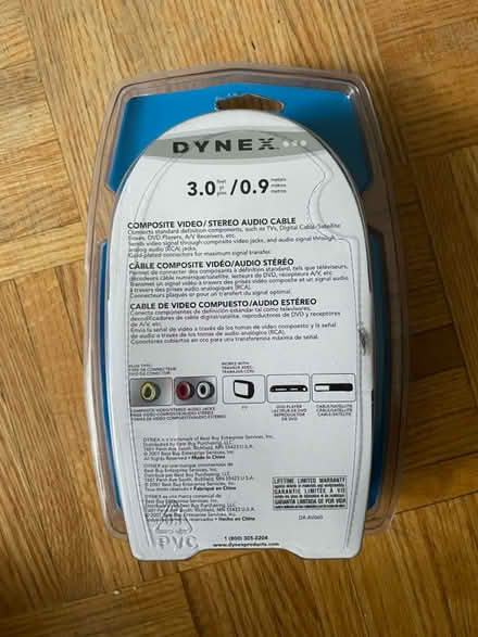 Photo of free Composite Video/ Stereo Audio Cable (Midtown, Toronto ON) #2