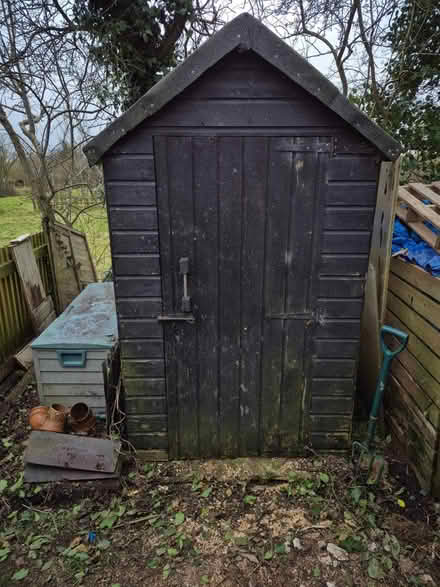 Photo of free 6' x 4' wooden garden shed (Welshampton SY12) #1