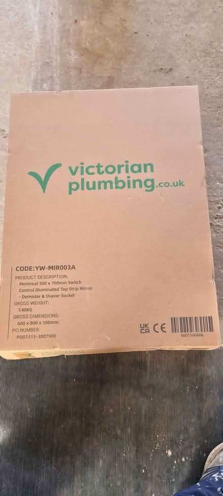 Photo of free Bathroom mirror - with LED lighting (Binfield Heath RG9) #2