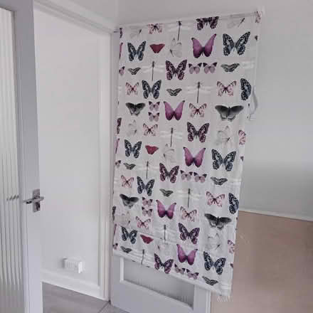 Photo of free Roman blind , butterfly pattern (CF83 1BR- Caerphilly) #2