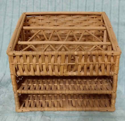 Photo of free Wicker/Bamboo Mailer Holder (Chestnut Hill, Newton) #1