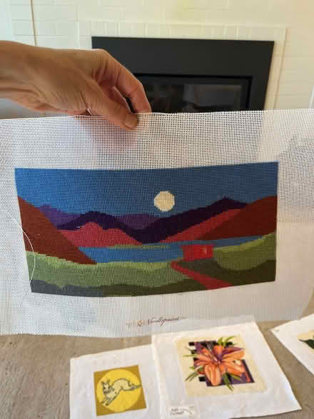 Photo of free Needlepoint art (Green Lake) #4