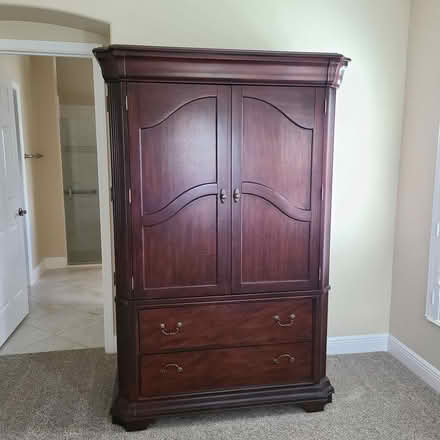 Photo of free Beautiful cherry clothing armoire (32162) #2