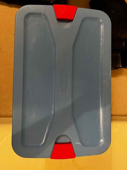 Photo of free 2 Storage boxes 45l wheels clip lids (Walton Manor OX2) #4