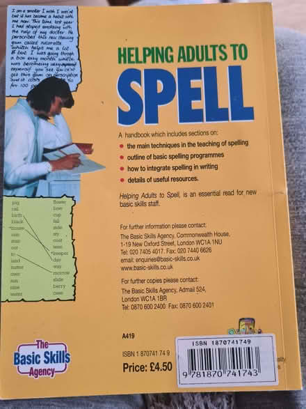 Photo of free Spelling book for adults (Romiley SK6) #2