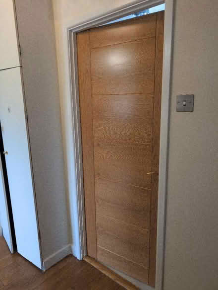 Photo of free Interior door, heavy, good quality. (Hartwood Green PR7) #1