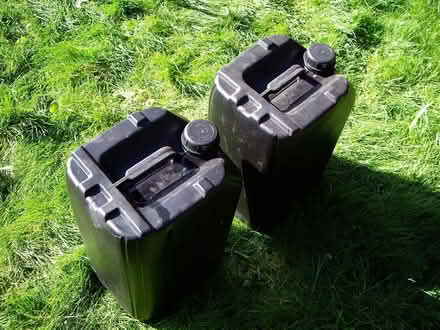 Photo of free Two 25 litre empty oil containers (Whitley SN12) #3