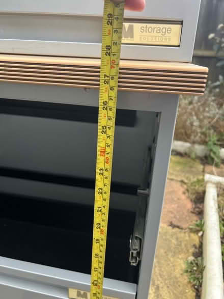Photo of free Two drawer filing cabinet for hanging files (Molesey KT8) #3