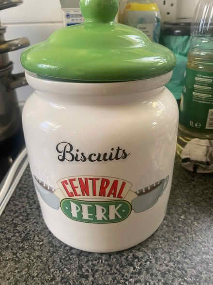 Photo of free Friends ceramic biscuit jar (Southdown) #1