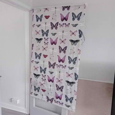 Photo of free Roman blind , butterfly pattern (CF83 1BR- Caerphilly) #3