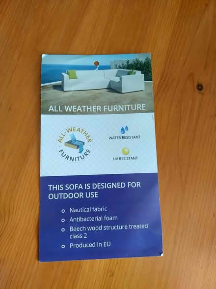 Photo of free Nautolex Garden Modular Sofa (Pilgrims Hatch CM15) #2