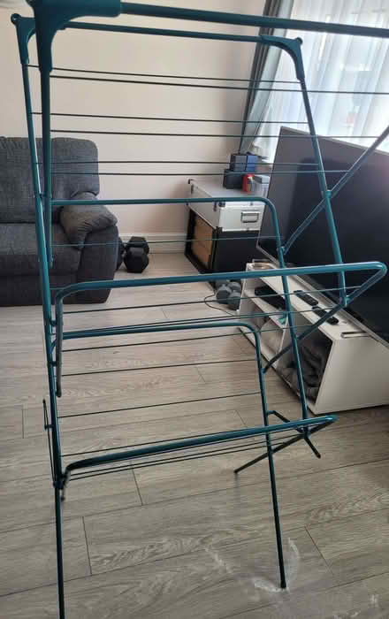Photo of free Turquoise clothes airer (Fort Pitt ME1) #1