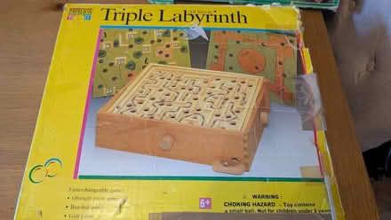 Photo of free Triple Wooden Labyrinth Game (ME9) #1