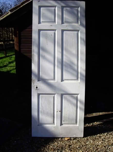 Photo of free 6 panel wooden door (Whitley SN12) #1