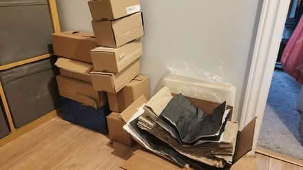 Photo of free Small boxes and packing (Great Lever Bolton BL3) #1